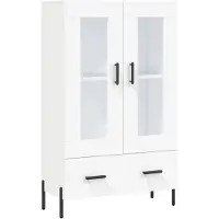 vidaXL Highboard Weiß 69,5x31x115 cm Holzwerkstoff