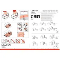 Laufen The New Classic Lade Element 1 lade 57,5x45,5 cm Traffic Grey