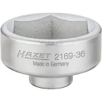 Hazet Ölfilter-Schlüssel Vierkant 10 mm (3/8 Zoll) Außen 6-kant - 2169-36