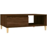 vidaXL Couchtisch Braun Eichen-Optik 90x60x35 cm Holzwerkstoff
