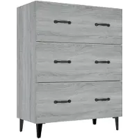 vidaXL Sideboard Grau Sonoma 69,5x34x90 cm Holzwerkstoff
