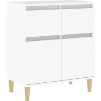 vidaXL Sideboard Weiß 60x35x70 cm Holzwerkstoff