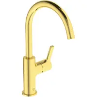 Ideal standard IDS Waschtischarmatur JOY m ho Ala o Ablaufgarnitur brushed gold