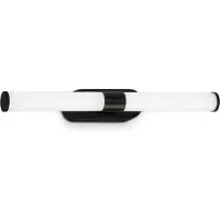 Briloner Wandlampe Runt, schwarz, für Badezimmer, Kunststoff, Modern, Wandleuchte, Wandlampe Bad