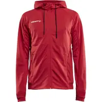 Craft Trainingsjacke Evolve Hood Jacket Herren Bright Red-M