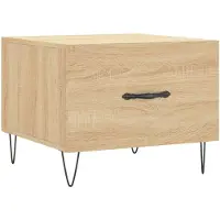 vidaXL Couchtisch Sonoma-Eiche 50x50x40 cm Holzwerkstoff
