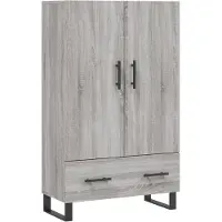 vidaXL Highboard Grau Sonoma 69,5x31x115 cm Holzwerkstoff