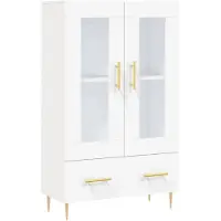 vidaXL Highboard Weiß 69,5x31x115 cm Holzwerkstoff