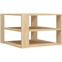 vidaXL Couchtisch Sonoma-Eiche 58x58x40 cm Holzwerkstoff