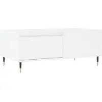 vidaXL Couchtisch Weiß 90x50x36,5 cm Holzwerkstoff