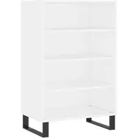 vidaXL Highboard Weiß 57x35x90 cm Holzwerkstoff