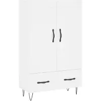 vidaXL Highboard Weiß 69,5x31x115 cm Holzwerkstoff
