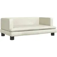 vidaXL Hundebett Creme 80x45x30 cm Samt