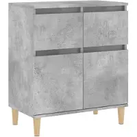 vidaXL Sideboard Betongrau 60x35x70 cm Holzwerkstoff