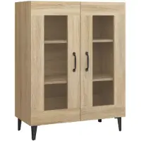 vidaXL Sideboard Sonoma-Eiche 69,5x34x90 cm Holzwerkstoff
