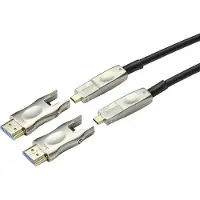 Speaka Professional HDMI Adapterkabel 20.00m SP-9538580 PVC-Mantel Schwarz (1x HDMI-Stecker, HDMI...