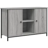 vidaXL TV-Schrank Grau Sonoma-Eiche 100x35x65 cm Holzwerkstoff