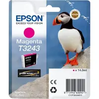 Epson T3243 Magenta, Magenta, Tinte auf Pigmentbasis, 14 ml, 1 Stück(e), 980 Seiten