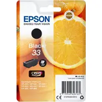 Epson Oranges 33 Orange Claria Premium Single Black Tinte, Standardertrag, Schwarz, Tinte auf Pigmentbasis, 6,4 ml, 1 Stück(e), 250 Seiten