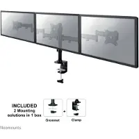 NeoMounts NM-D135D3BLACK Monitorhalterung Schwarz