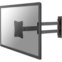 Newstar Monitor-Wandhalterung FPMA-W830BLACK, bis 27″, neig-/schwenk-/tiefenverstellbar, VESA-komp.