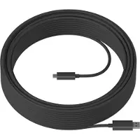 Logitech 939-001802 USB A zu USB C Kabel - 25m Schwarz