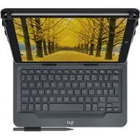 Logitech Universal Folio, AZERTY, Französisch, Jede Marke, iPad Air (3. Generation) iPad Air (2. Generation) iPad Air ( 1. Generation) iPad (4. Generation)..., Schwarz, 25,4 cm (10")