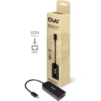 Club 3D CLUB3D USB 3.2 Gen1 Type C to RJ45 2.5Gbps Adapter, Kabelgebunden, USB 3.2 Gen 1 (3.1 Gen 1) Type-C, 10,100,1000,2500 Mbit/s, Schwarz, ROHS, FCC, and CE EMI requirements, USB