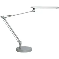 Unilux LED-Tischleuchte MAMBOLED 2.0, dimmbar, mit Gelenkarm, L 505 x B 220 x H 110 mm, grau