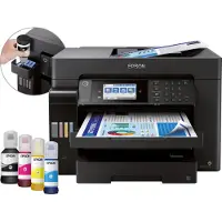Epson EcoTank ET-16600, Tintenstrahl, Farbdruck, 4800 x 2400 DPI, A3, Direktdruck, Schwarz