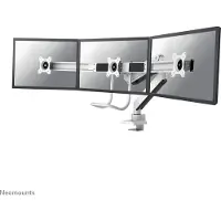 NeoMounts NM-D775DX3WHITE, Klemme/Durchführung, 6 kg, 43,2 cm (17"), 68,6 cm (27"), 100 x 100 mm, Weiß