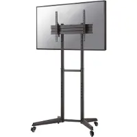 NeoMounts FL50-540BL1 TV-Trolley 37-70", Schwarz, Tragbarer Bodenständer, Stahl, 50 kg, 94 cm (37"), 177,8 cm (70")