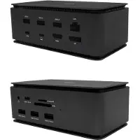 I-Tec Metal USB4 Docking station Dual 4K HDMI DP + Power Delivery 80 W, Kabelgebunden, USB4, 80 W, 3,5 mm, 10,100,1000 Mbit/s, Schwarz