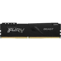 Kingston Technology FURY Beast 8GB 3200MT/s DDR4 CL16 DIMM Black, 8 GB, 1 x 8 GB, DDR4, 288-pin DIMM
