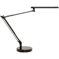 Unilux MAMBOLED 2.0, Schwarz, Acrylnitril-Butadien-Styrol (ABS), Stahl, Büro, 2 Jahr(e), 1 Glühbirne(n), LED
