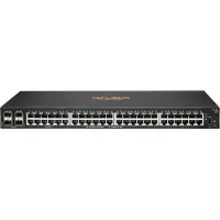 HP Hewlett Packard Enterprise Aruba 6100 48G 4SFP+ Managed L3 Gigabit Ethernet (10/100/1000) 1U Schwarz