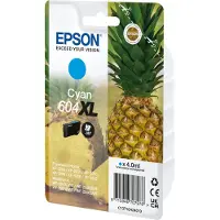 Epson 604XL - 4 ml - Cyan - original - Blister mit RF- / akustischem Alarmsignal - Tintenpatrone - für Expression Home XP-2200, 2205, 3200, 3205, 4200, 4205, WorkForce WF-2910, 2930, 2935, 2950