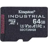 Kingston Industrial - Flash-Speicherkarte - 64 GB - A1 / Video Class V30 / UHS-I U3 / Class10 - microSDXC UHS-I