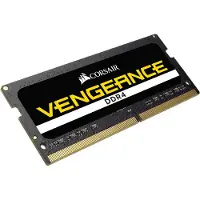 Corsair Vengeance 8GB DDR4 SODIMM 2400MHz, 8 GB, 1 x 8 GB, DDR4, 2400 MHz, 260-pin SO-DIMM, Schwarz
