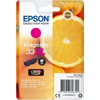 Epson Oranges Singlepack Magenta 33XL Claria Premium Ink, Hohe (XL-) Ausbeute, Magenta, Tinte auf Pigmentbasis, 8,9 ml, 1 Stück(e), 650 Seiten