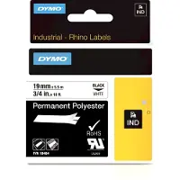 Dymo 18484 (S0718220) - (19 mm) - Schwarz auf weiß - Tape