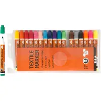 Adlibris Textile Markers 18 pcs. (34837)