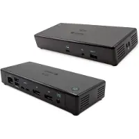 I-Tec Thunderbolt3/USB-C Dual DisplayPort 4K Docking Station + Power Delivery 85W, Kabelgebunden, Thunderbolt 3, 85 W, 3,5 mm, 10,100,1000 Mbit/s, Schwarz