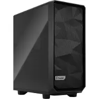 Fractal Meshify 2 Compact, Tower, PC, Schwarz, ATX, micro ATX, Mini-ITX, Stahl, Gehärtetes Glas, Gaming