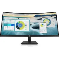HP P34hcG4 WQHD-USB-C-Monitor mit Wölbung, 86,4 cm (34"), 3440 x 1440 Pixel, Wide Quad HD, LCD, 5 ms, Schwarz