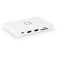 Dicota D31729, 100 W, 10,100,1000 Mbit/s, Weiß, MicroSD (TransFlash), SD, 69,9 mm, 122 mm