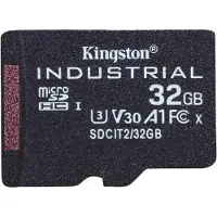 Kingston Technology 32GB microSDHC Industrial C10 A1 pSLC Karte Einzelpackung ohne Adapter, 32 GB, MicroSDHC, Klasse 10, UHS-I, 100 MB/s, 80 MB/s