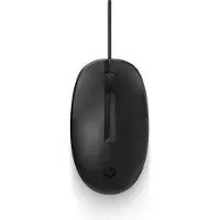 HP 125 Kabelmaus (Bulk120), Business, 112 mm, 63 mm, 36 mm, 80,5 g, Kompatibel mit PCs mit freiem USB-Anschluss.