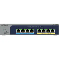 Netgear MS108EUP, Managed, L2/L3, 2.5G Ethernet (100/1000/2500), Vollduplex, Power over Ethernet (PoE)