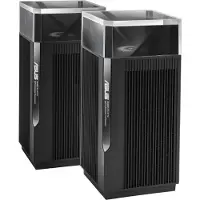 Asus ZenWiFi Pro XT12(2-PK), Schwarz, Intern, Tri-Band (2,4 GHz / 5 GHz / 5 GHz), Wi-Fi 6 (802.11ax), 802.11a, 802.11b, 802.11g, Wi-Fi 4 (802.11n), Wi-Fi 5 (802.11ac), Wi-Fi 6 (802.11ax), 1148 Mbit/s